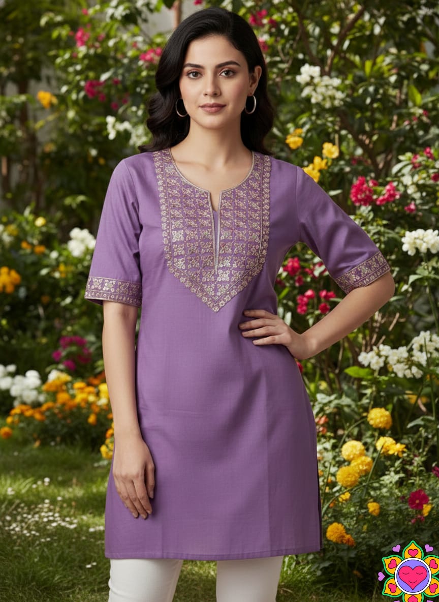 NEW LAUNCHING BEAUTIFUL TUNIC  - Lavender - image_03_b299fd5540bb.jpg