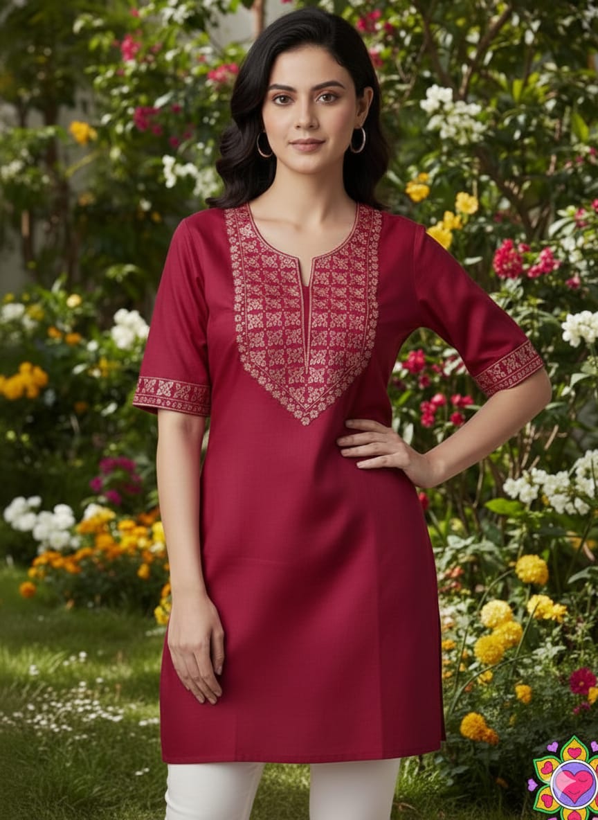 NEW LAUNCHING BEAUTIFUL TUNIC  - Pink - image_01_93a56058c0f9.jpg