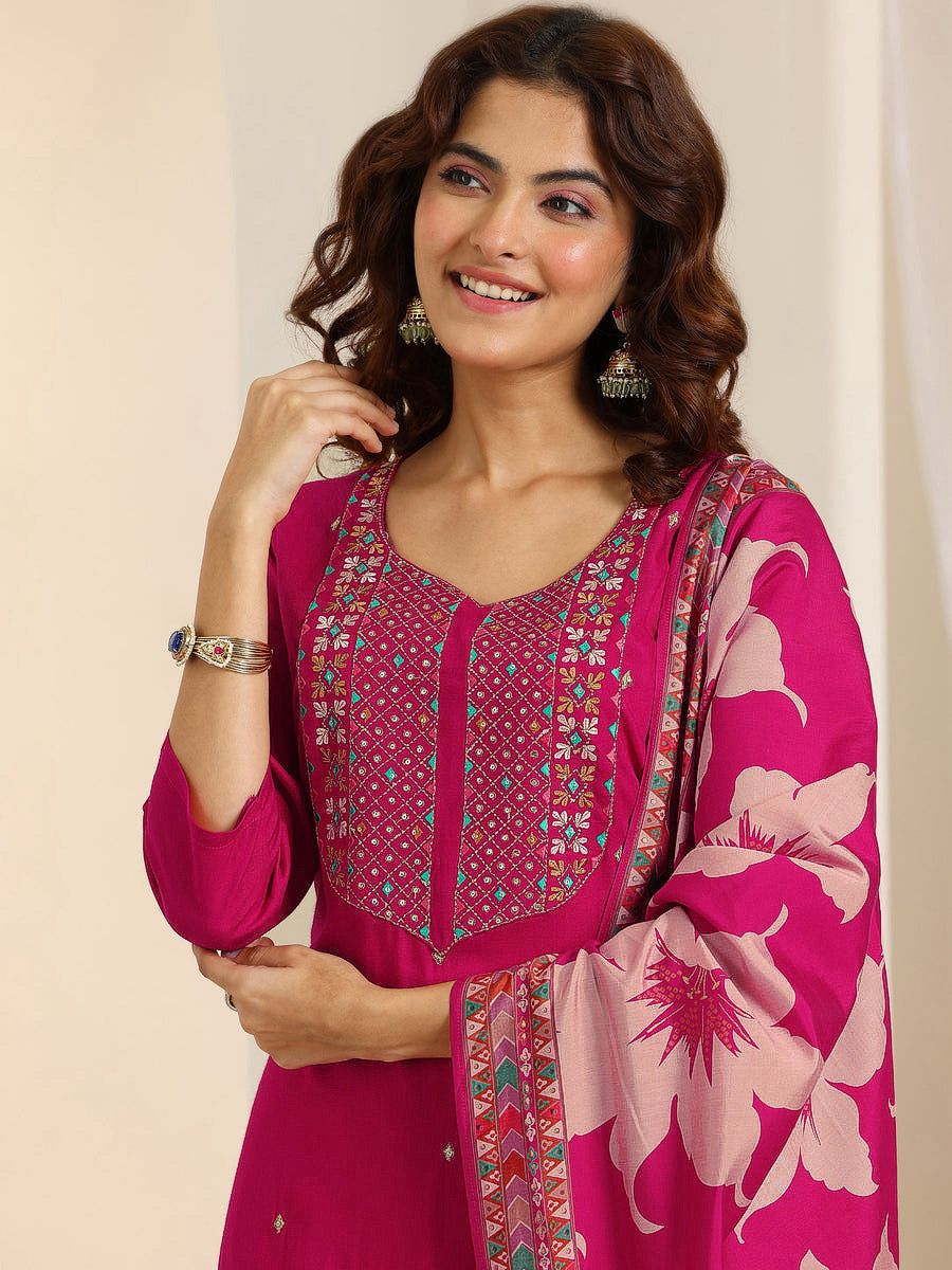 New Reyon beautiful Suit Set and Duppta  - PINK - image_01_ef3b75dc41d5.jpg