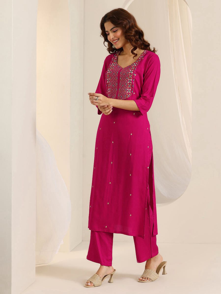 New Reyon beautiful Suit Set and Duppta  - PINK - image_03_e32464f73d83.jpg
