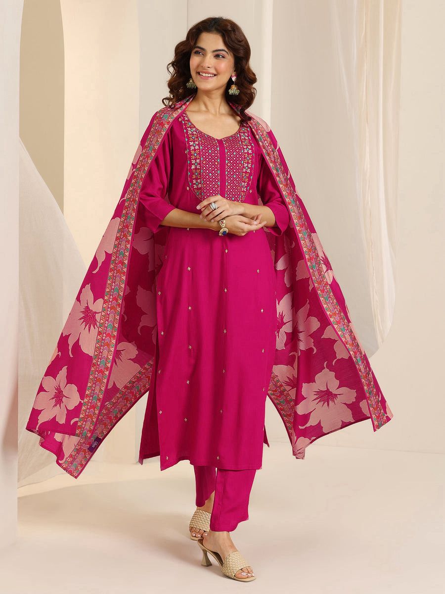 New Reyon beautiful Suit Set and Duppta  - PINK - image_05_f169dea7814b.jpg