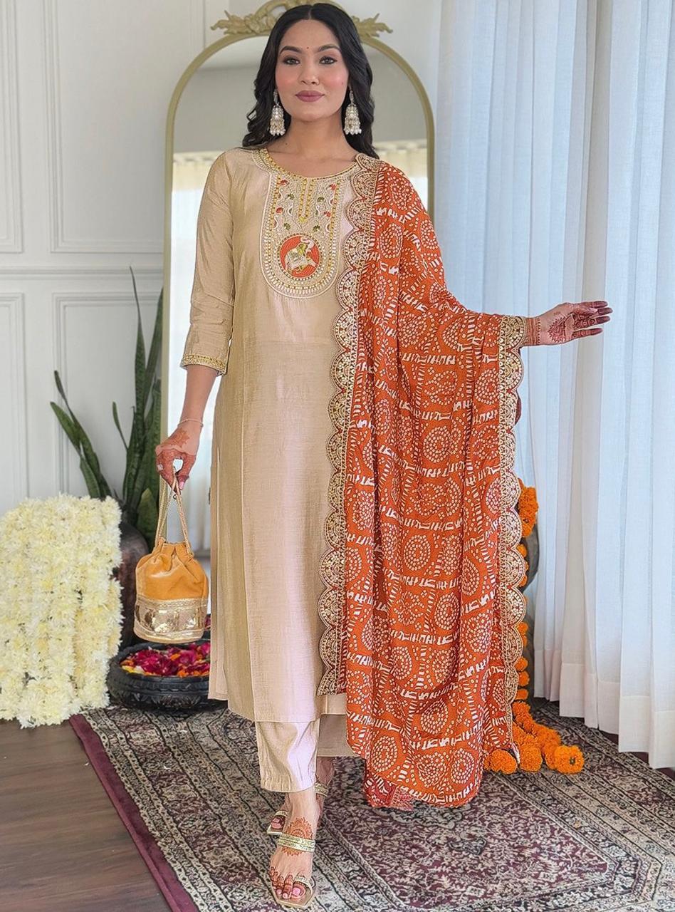 New Roman Fabric beautiful Suit Set - Multi - image_01_732570658ddf.jpg